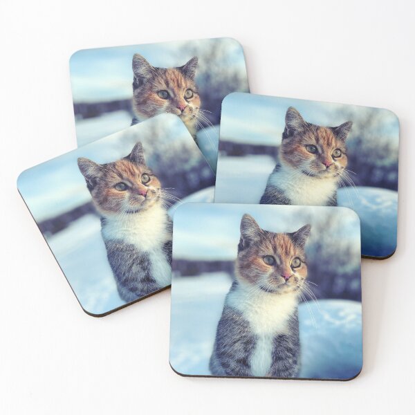 Item preview, Cute cat winter designed and sold by theluckstore.