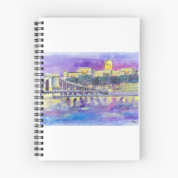 Item preview, Budapest at Night II designed and sold by Emily Page Art.