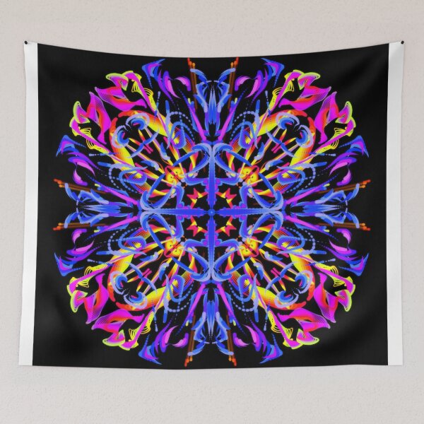 Item preview, Neon Mandala Rise designed and sold by Ariel Guevara.