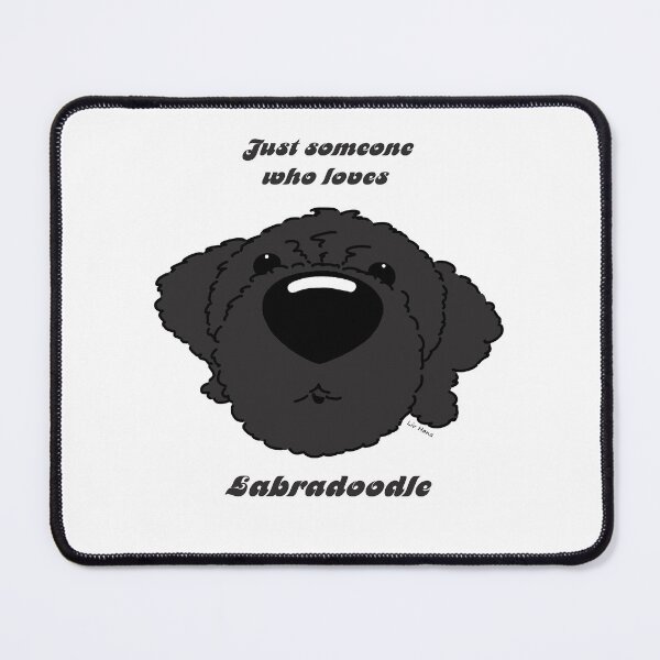 Item preview, Someone who loves Labradoodle (black) designed and sold by LivHana.