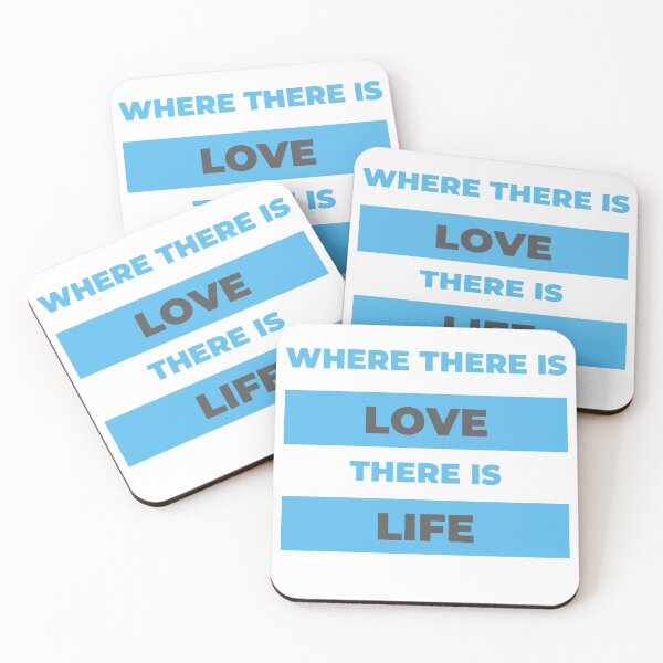Item preview, Where there is love there is life designed and sold by egyptiano.