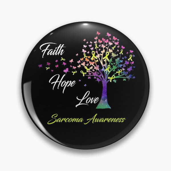 Item preview, Ribbon Tree Faith Hope Love Sarcoma Awareness designed and sold by Tadmab.