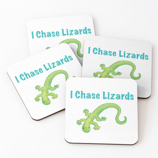 Item preview, I Chase Lizards - Chasing Lizard designed and sold by gtgbrown.