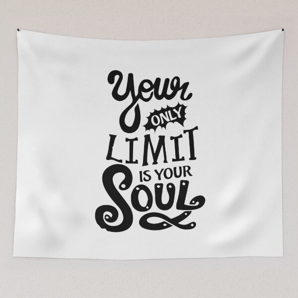Item preview, your only limit is your soul designed and sold by GoldenMovie.