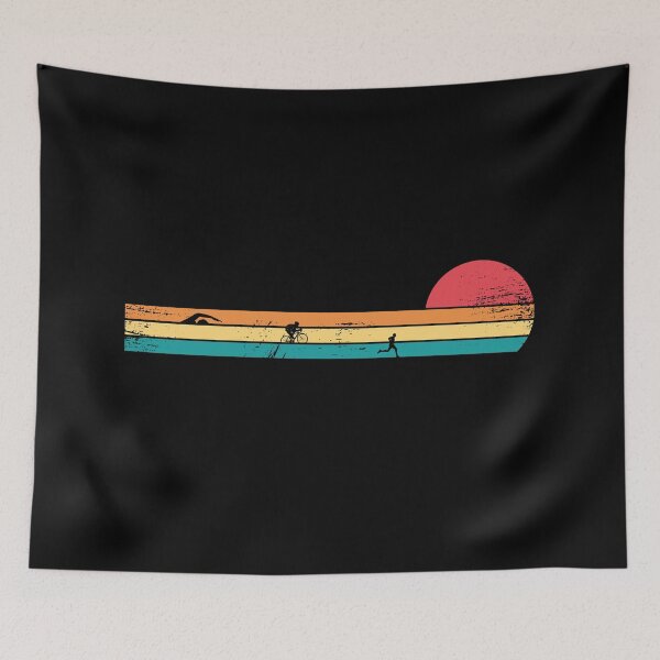 Item preview, triathlon - swim, bike, run - sunset vintage designed and sold by Pau Baz.
