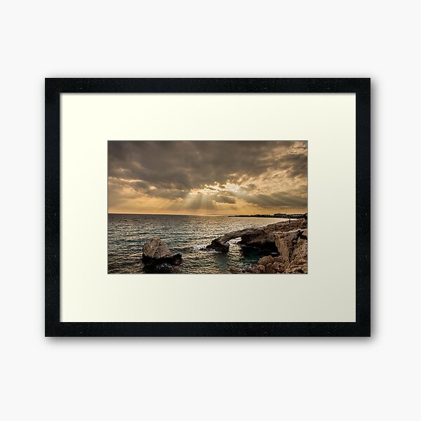 Sunset Ayia Napa, Cyprus Framed Art Print