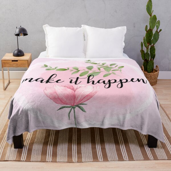 Item preview, Make it happen- inspiration quote designed and sold by BronikowskiART.