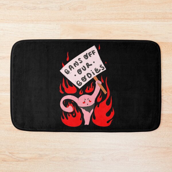 Item preview, bans off our bodies womens rights angry uterus designed and sold by Gossip Rag.