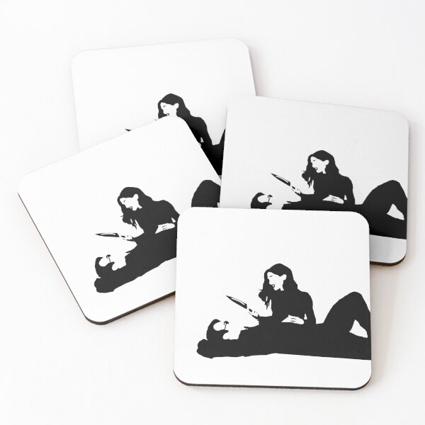 Item preview, Matt and Elektra Silhouette Black designed and sold by OliviaLB.