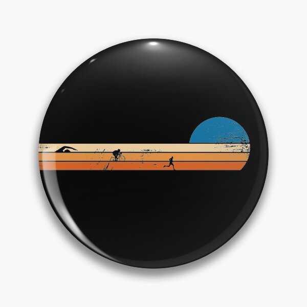 Item preview, Triathlon - swim, bike, run - retro sunset  designed and sold by Pau Baz.