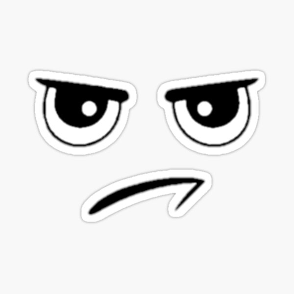 Angry Face Meme Sticker for Sale by the-al-foil