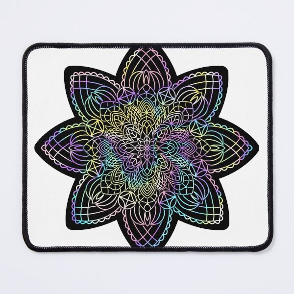 Item preview, Iridesent Mandala on Black designed and sold by For Art Sake.