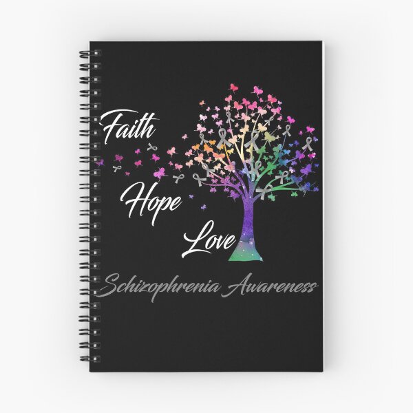 Item preview, Ribbon Tree Faith Hope Love Schizophrenia Awareness designed and sold by Tadmab.