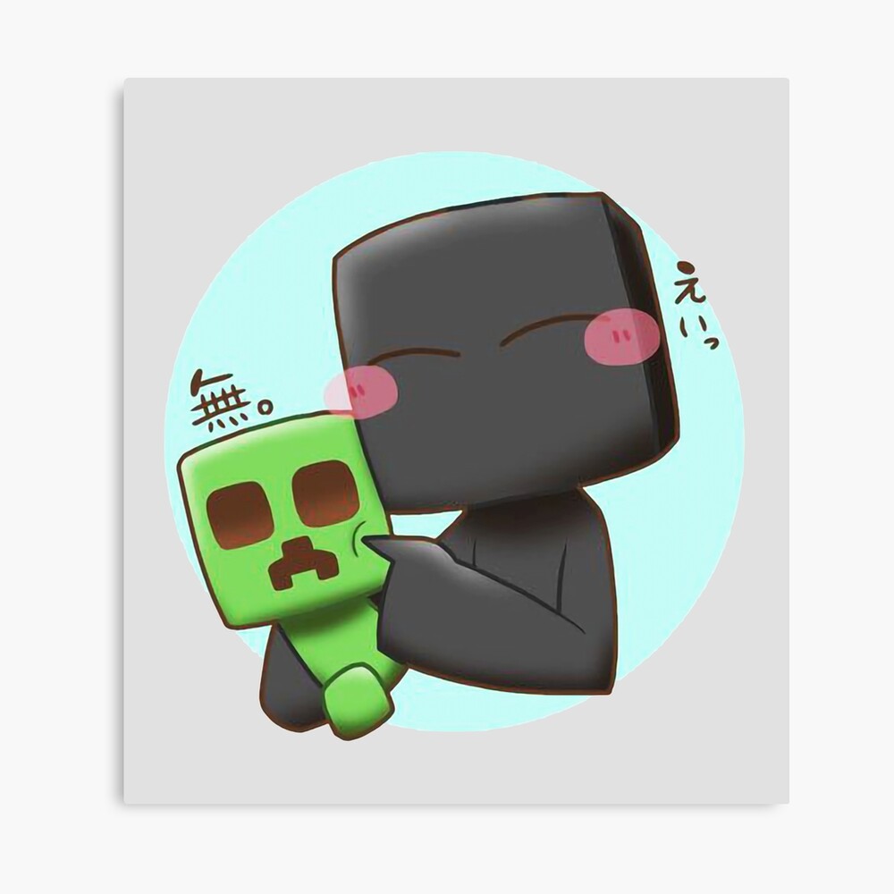 Minecraft Enderman and Creeper