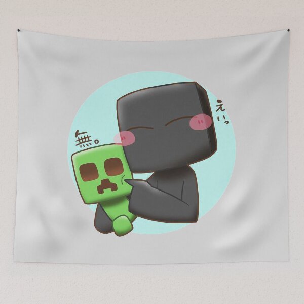 Artikelvorschau, Minecraft Enderman und Creeper entworfen und verkauft von ddkart.