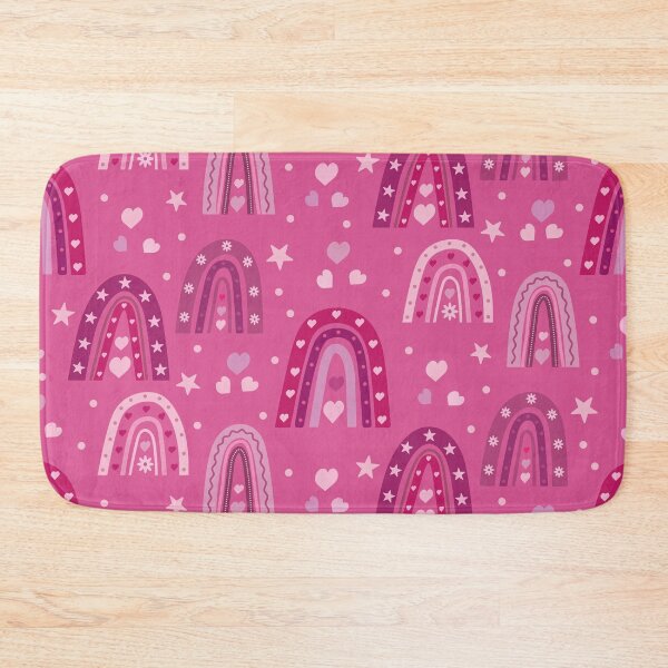 Item preview, Valentine  boho rainbow pattern with hearts and flowers  designed and sold by Yasminepatterns .