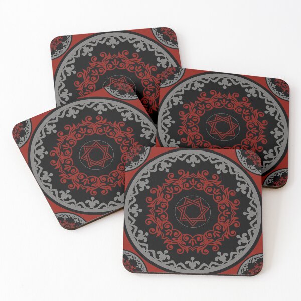 Item preview, Black and Red Thelemic Star of Babalon designed and sold by Gwynhwyfar.