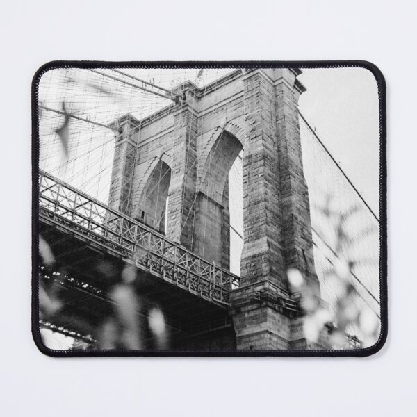 Item preview, Brooklyn Bridge, New York, Black and White designed and sold by Magic Love Art Print.