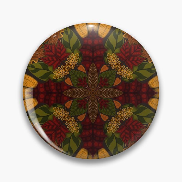 Item preview, Fall Leaves Mandala designed and sold by For Art Sake.