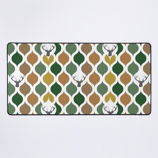 Item preview, Deer Head Camo Repeating Pattern designed and sold by CJAura by Claire Jane Johnson.