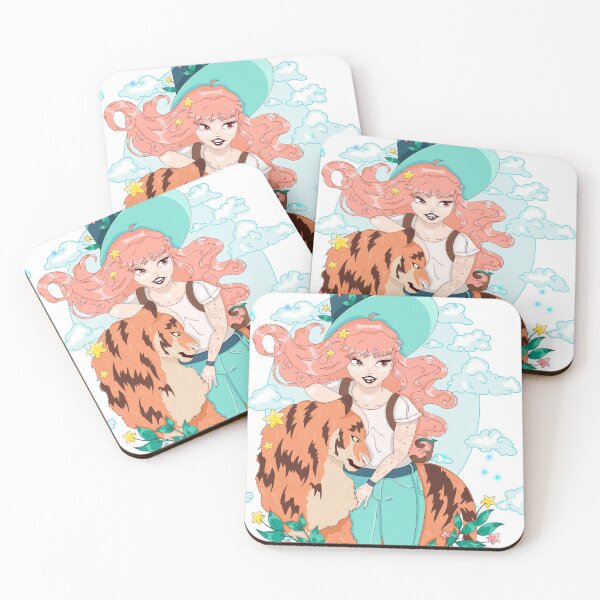 Item preview, Girl and tiger (illustration) designed and sold by XoXy24.