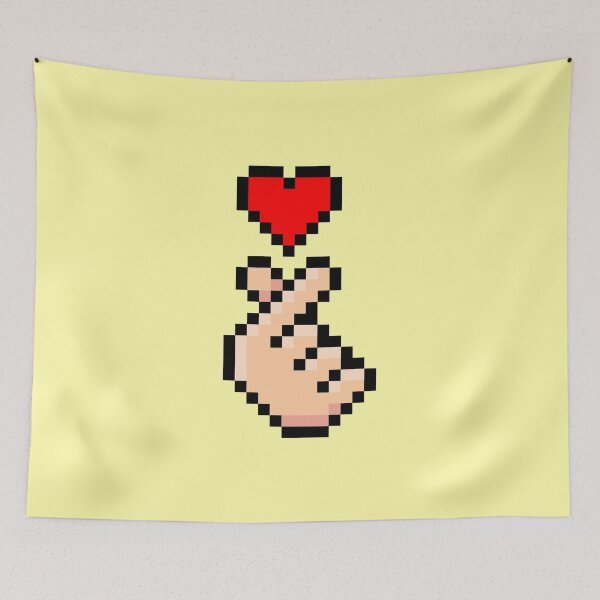Item preview, Finger Heart - Share Love - Stop Hate - Love One Another designed and sold by DesignByLeo.