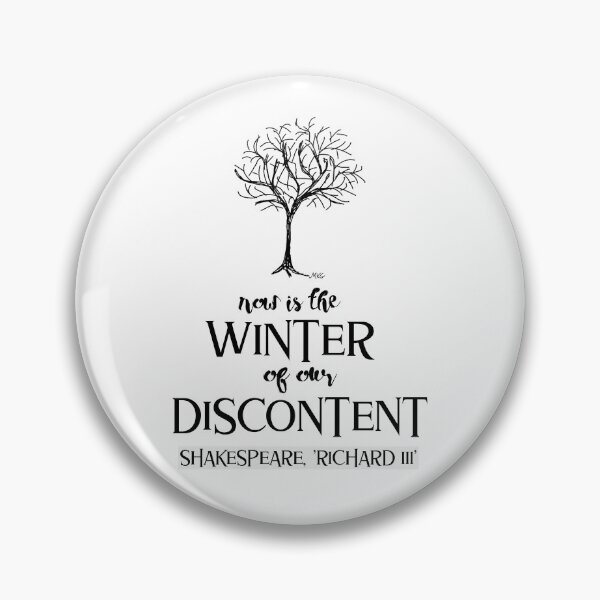 Item preview, Shakespeare Quote Richard III Now Is the Winter of Our Discontent designed and sold by IceCreamMuseum.
