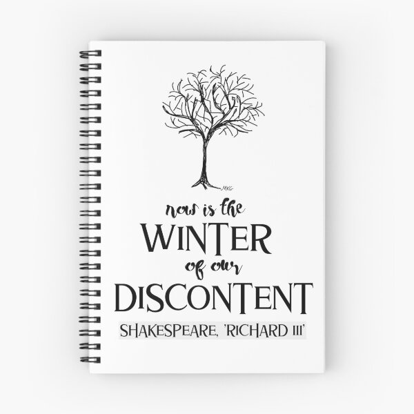 Item preview, Shakespeare Quote Richard III Now Is the Winter of Our Discontent designed and sold by IceCreamMuseum.