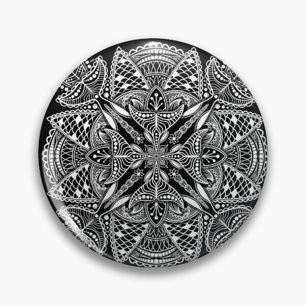 Artikelvorschau, Orca-Wal-inspiriertes Mandala entworfen und verkauft von For Art Sake.