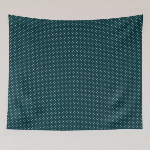 Item preview, Sophisticated Silver Spots on Dark Green Background Pattern designed and sold by Jaydee001.