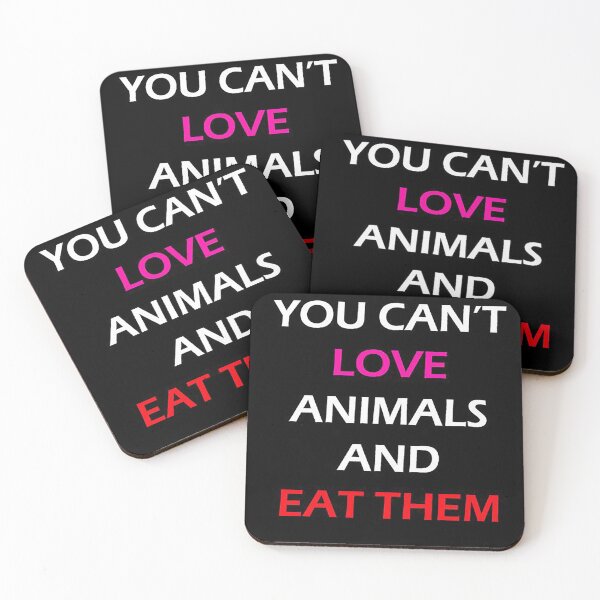 Item preview, You can`t love animals and eat them - loves animals tolerates people designed and sold by Savchenko4Shop.