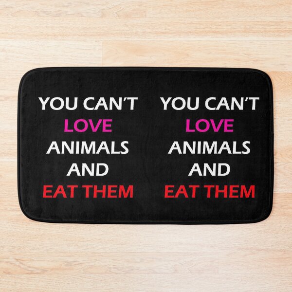 Item preview, You can`t love animals and eat them - loves animals tolerates people designed and sold by Savchenko4Shop.