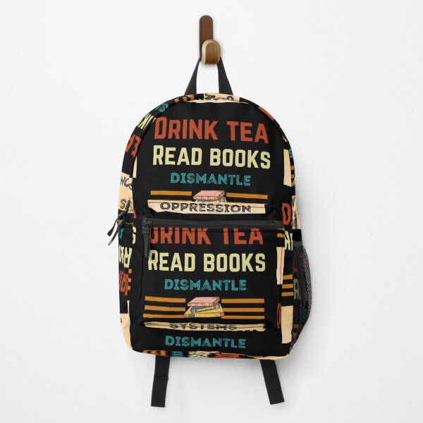 Item preview, Drink Tea Read Books Dismantle Systems Of Oppression,vintage design designed and sold by Luna-shop16.