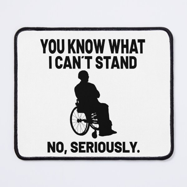Item preview, funny Wheelchair Handicapped Amputation  gift  designed and sold by AndreasMei.