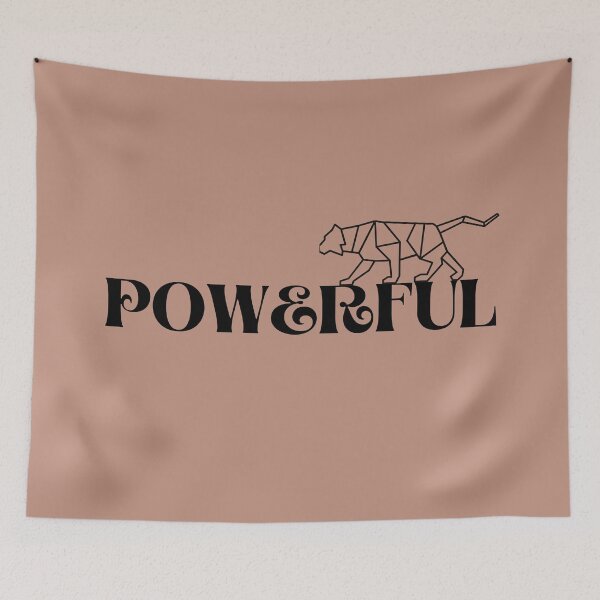 Item preview, POWERFUL Tiger designed and sold by PrintCutScore.