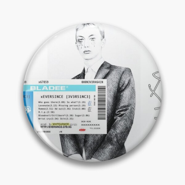Item preview, Bladee Eversince Cover designed and sold by BulbulderShop.