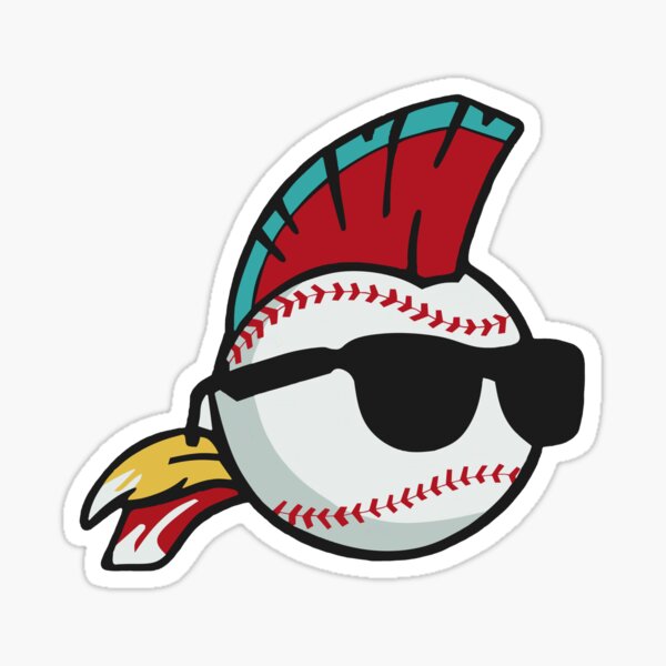 Chief Wahoo STICKER Tribute Cleveland Indians Vinyl MLB Baseball Headdress