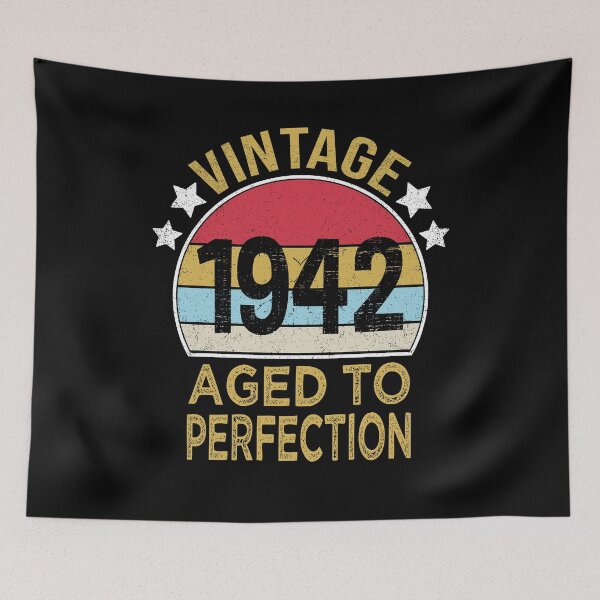 Item preview, Born on 1942 Birthday Old Gift Vintage 1942 Funny for Birthday designed and sold by nmichom.