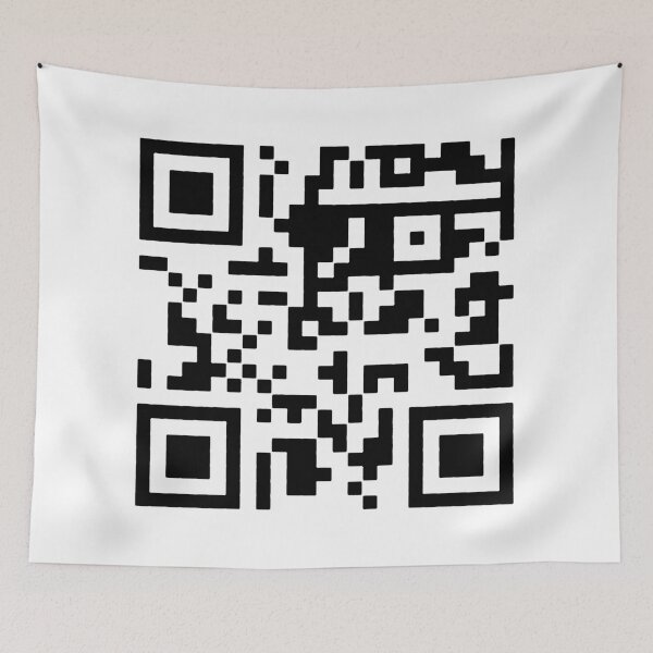 Item preview, Rickroll QR code designed and sold by Fangirlsleep.