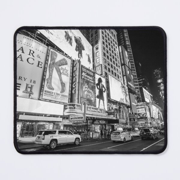 Item preview, New York, Times Square, Black and White, New York Streets designed and sold by Magic Love Art Print.