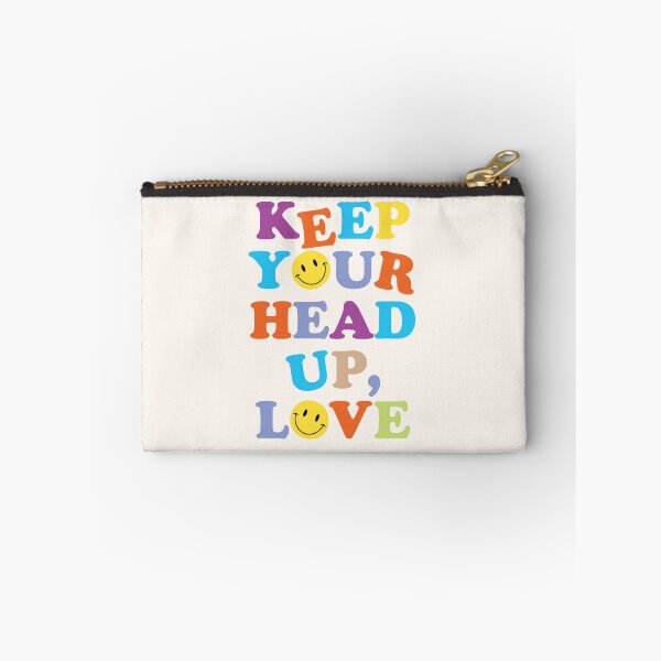 Item preview, KEEP YOUR HEAD UP, LOVE (v. creme) designed and sold by HaiLeesDesign.