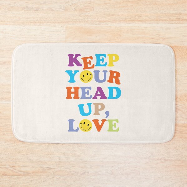 Item preview, KEEP YOUR HEAD UP, LOVE (v. creme) designed and sold by HaiLeesDesign.