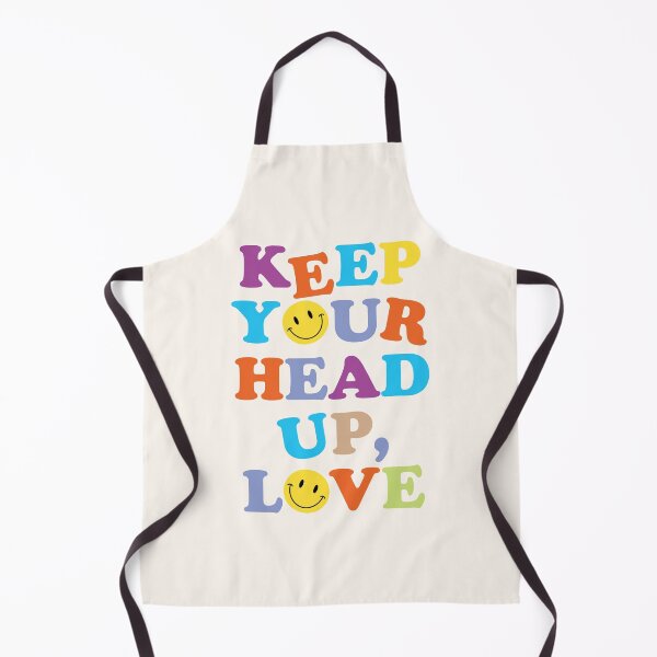 Item preview, KEEP YOUR HEAD UP, LOVE (v. creme) designed and sold by HaiLeesDesign.