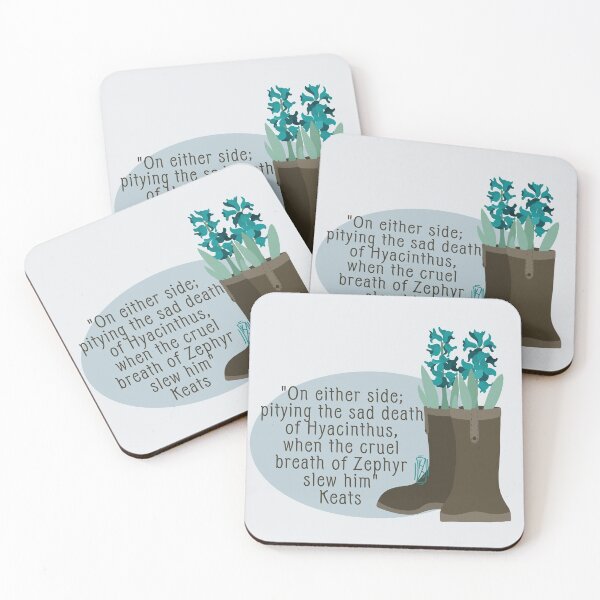 Item preview, John Keats Sad death Of Hyacinths designed and sold by Krystal  Thomas.