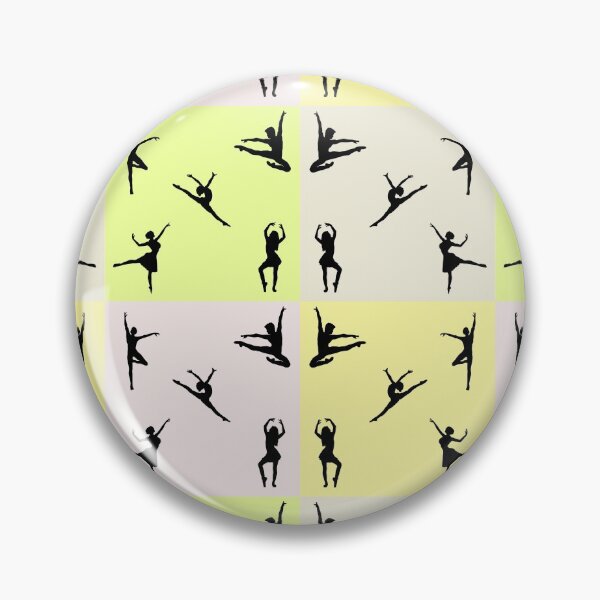 Item preview, Ballet dancer figures in green, beige, pink, and yellow background designed and sold by simonayoshida.