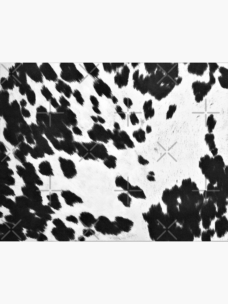 Faux Cowhide Black and White 3 by Gypsykiss