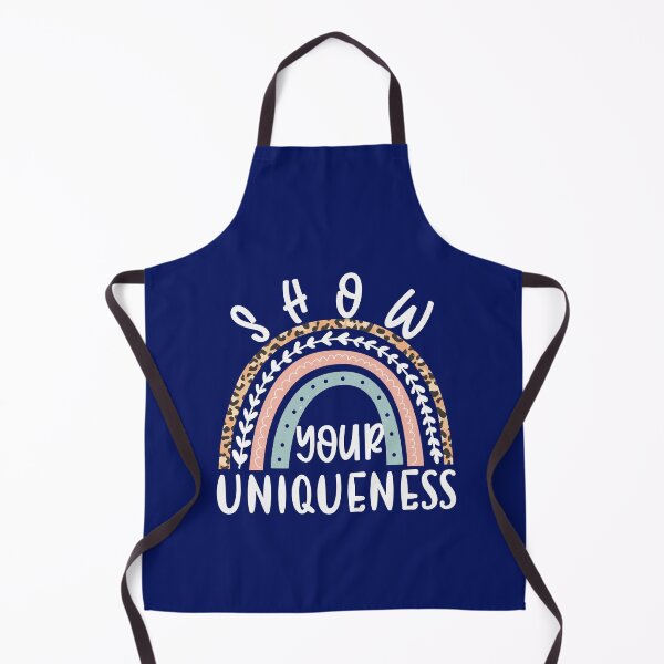 Item preview, Cool Rainbow Leopard Show Your Uniqueness Quote designed and sold by SharpThreadZ.