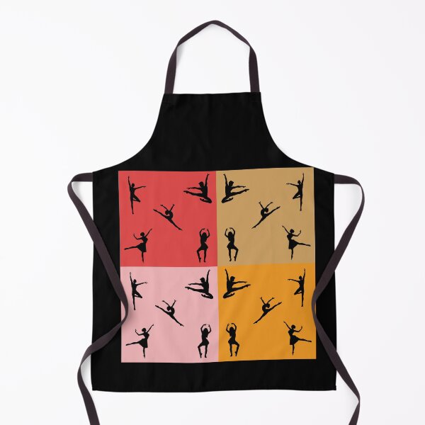 Item preview, Ballet dancer figures in red, brown, orange, and pink background designed and sold by simonayoshida.