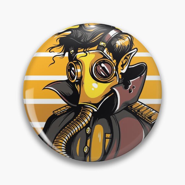 Item preview, Man wearing a gas mask and an overcoat designed and sold by Marketmg.