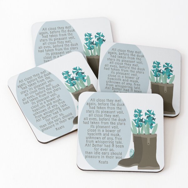 Item preview, John Keats A Bower of Hyacinth  designed and sold by Krystal  Thomas.
